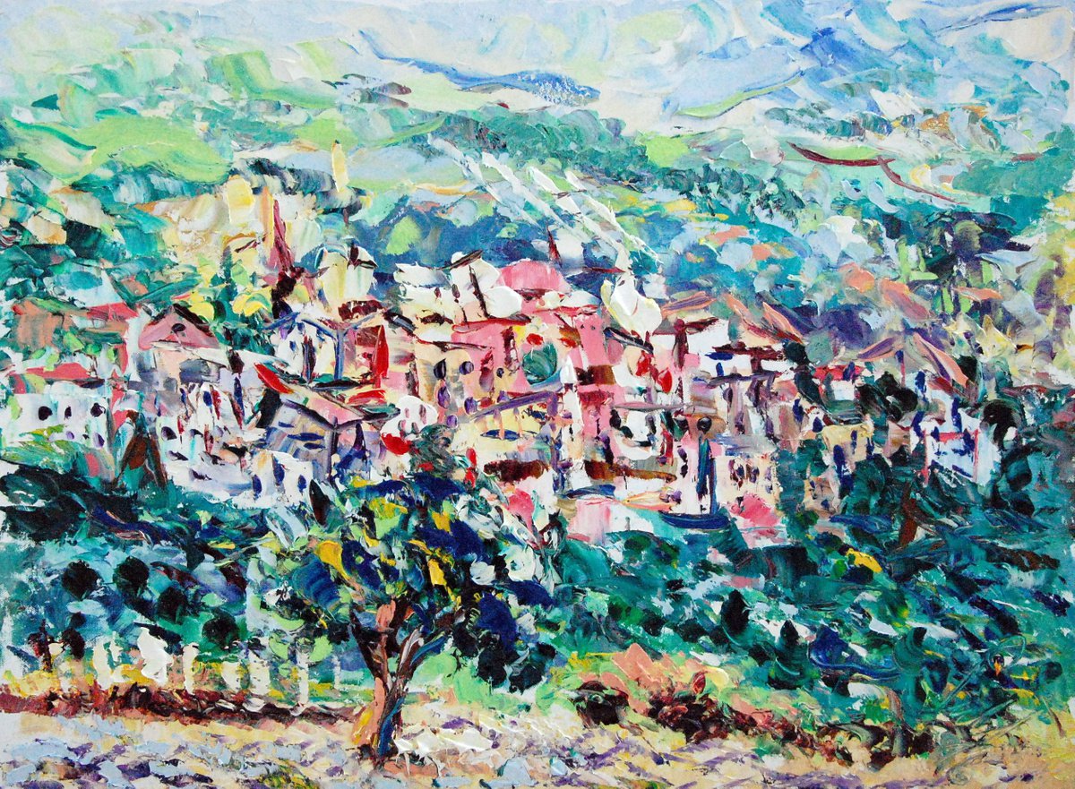 Campagna Toscana By Antonino Puliafico, 24 X 31, Artwork For Sale On Artfinder