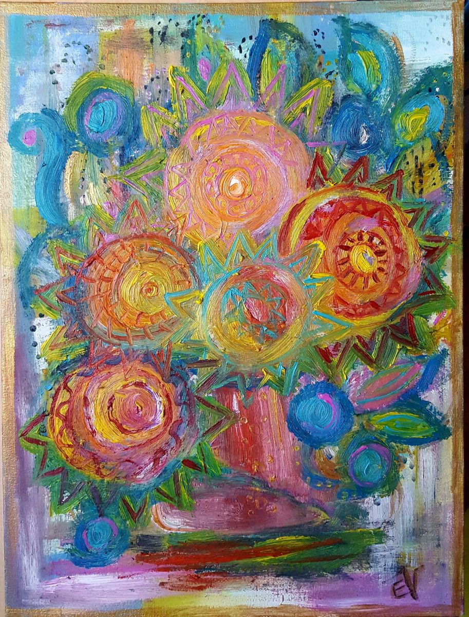 sunflowers by Elina Venkova