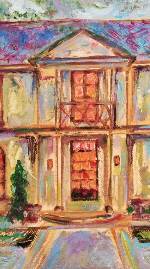 Warm Light on the House by Katia Ricci