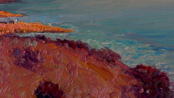 Evening on Pacific Ocean
