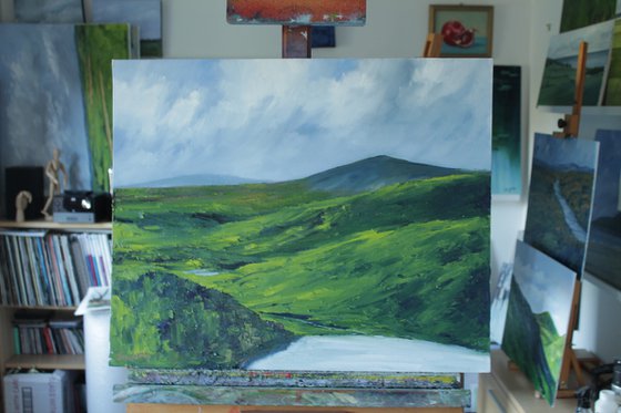 In the Wicklow Mountains, Irish Landscape