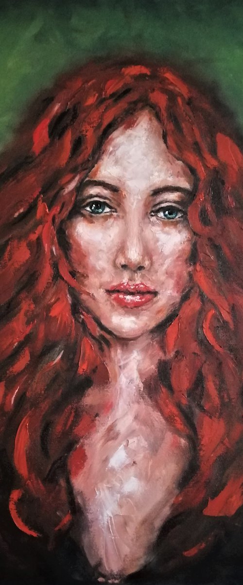 Redhead Beauty by Mateja Marinko