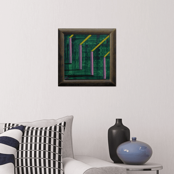 Frame with Abstract Picture