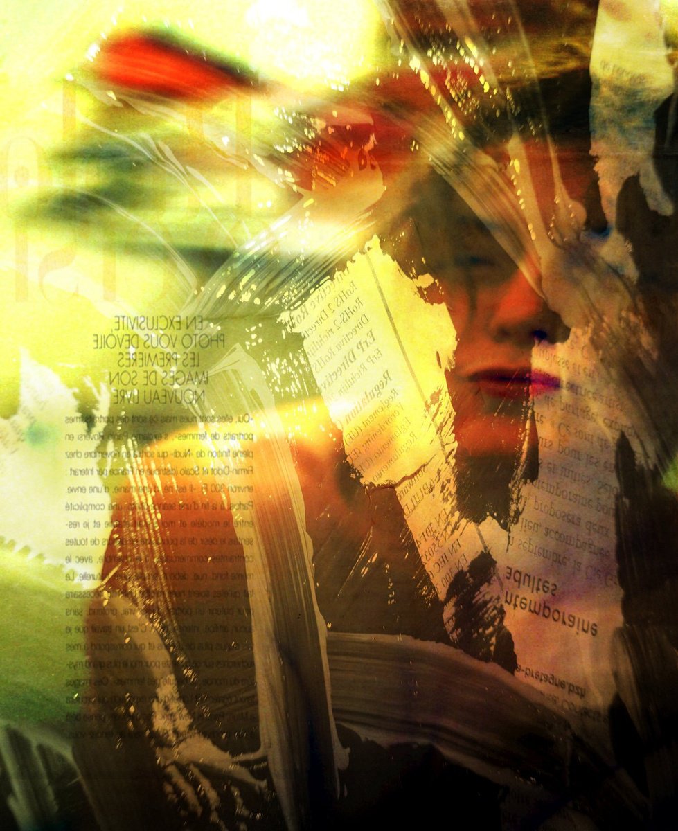 Urban And Pop Portrait Photograph By Philippe Berthier, 24 X 29", Glamoureuse......., Original Artwork