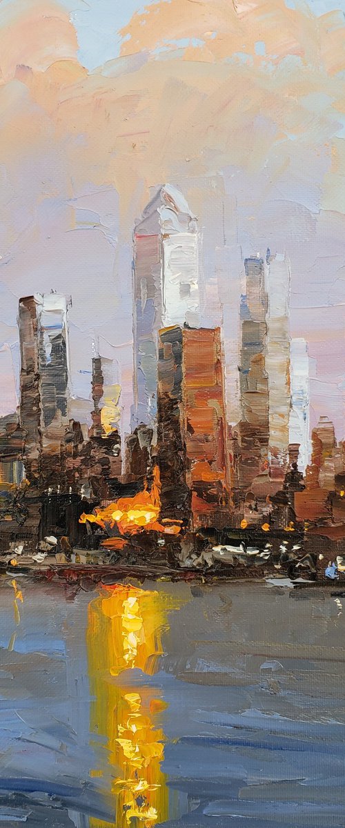 City lights. Manhattan. by Irina Alexandrina