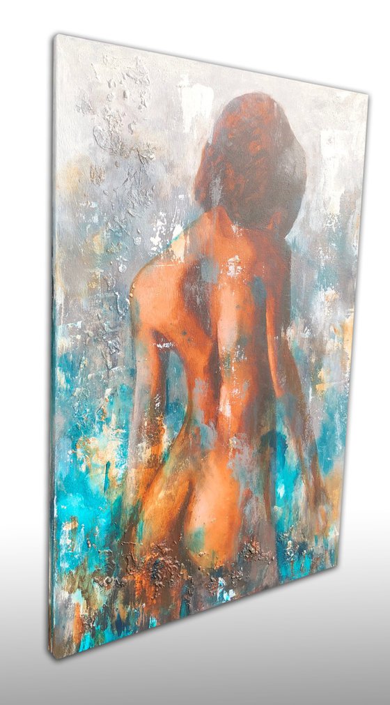 brunette  blue (120 x 80 cm) Dee Brown