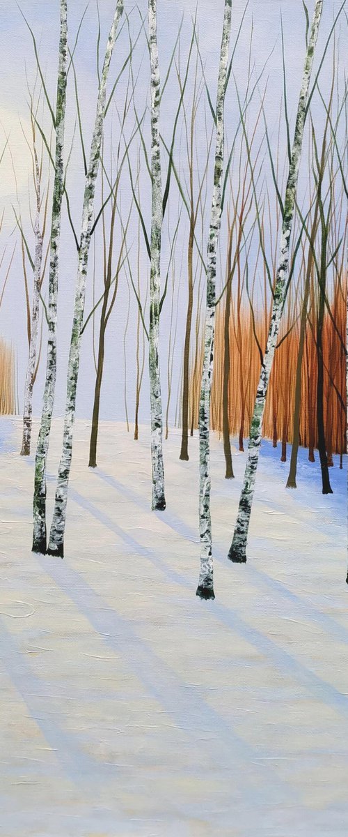 Snowflake Wood by Amanda Horvath