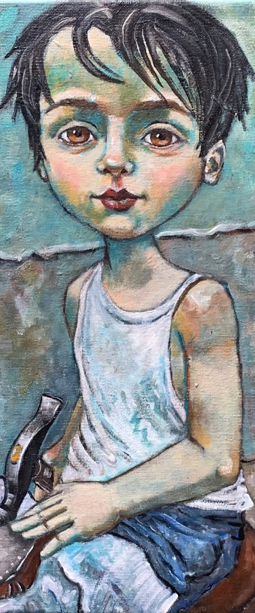 “My Brilliant Friend; Rino Cerullo” by Holly Wojahn
