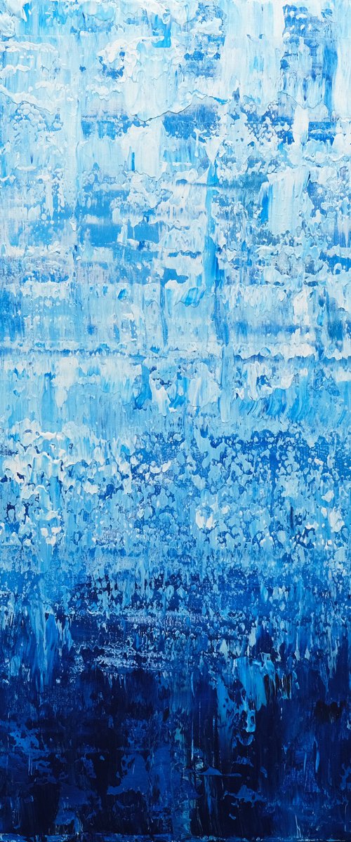 Abstract Blue Ocean by Behshad Arjomandi