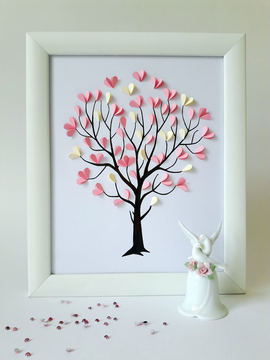 Sakura Tree By Luba Ostroushko, 10 X 12, Artwork For Sale On Artfinder