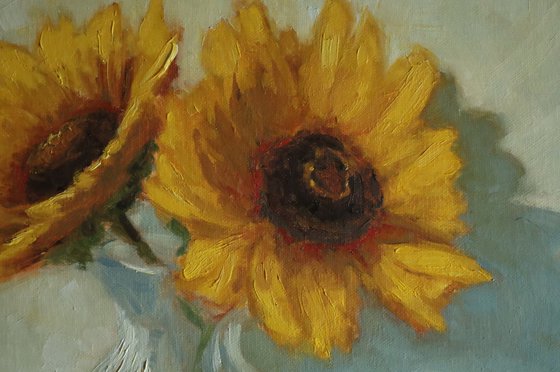 Sunflowers in Light