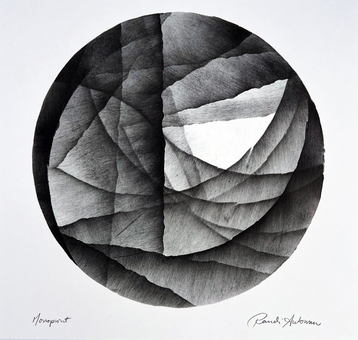 Abstract Limited Edition Print By Randi Antonsen, 12 X 12", Until We Reach Home, Original Artwork