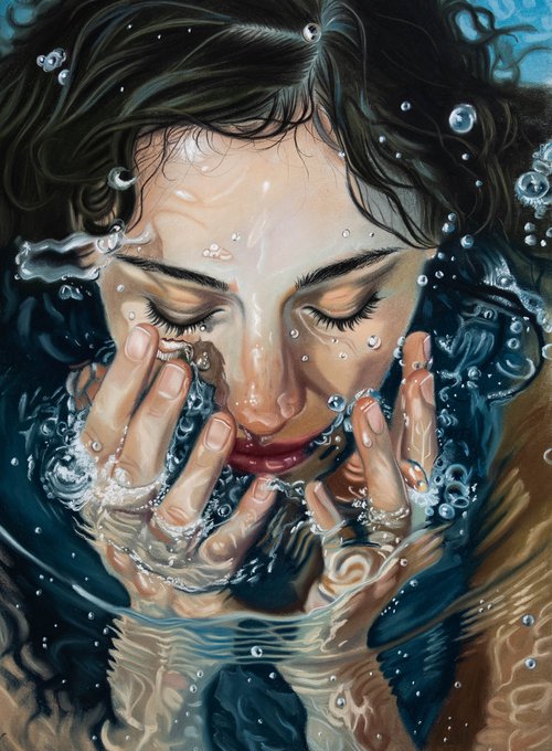 Girl in the water by Inna Medvedeva