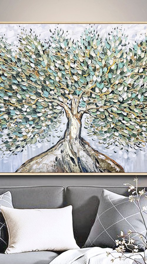 Golden Olive Tree by Lana Guise