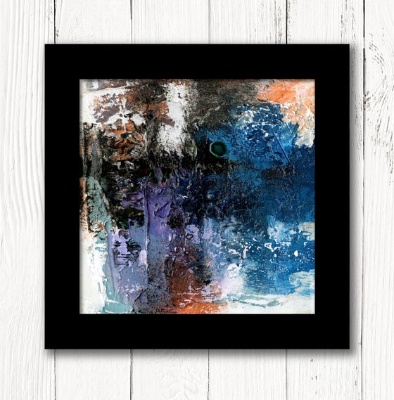 Mystic Journey 31 - Framed Textural Abstract Painting by Kathy Morton Stanion