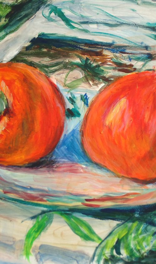 Two persimmons by Alexander Shvyrkov