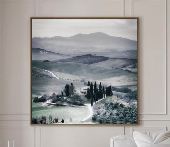 A tuscan homestead before the sunset (studio 2), Tuscany (Italy)