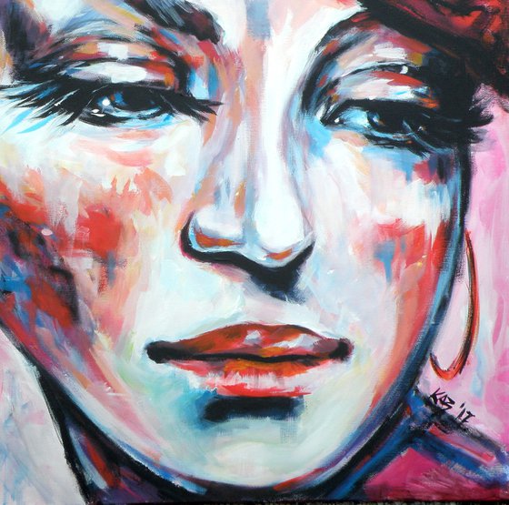 Girl in red hat