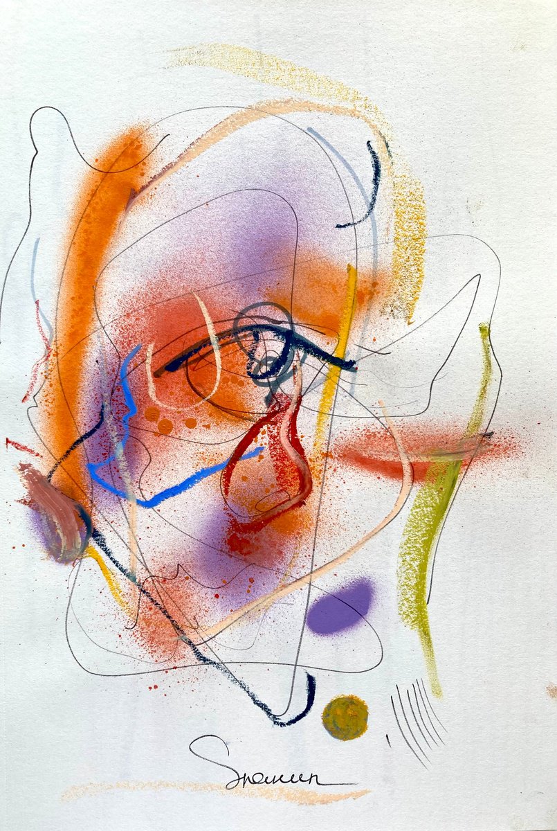 Portrait Numero 564 By Mari Skakun, 12 X 17, Artwork For Sale On Artfinder