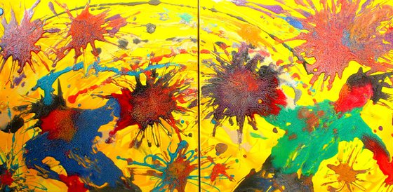 Songkran. Diptych