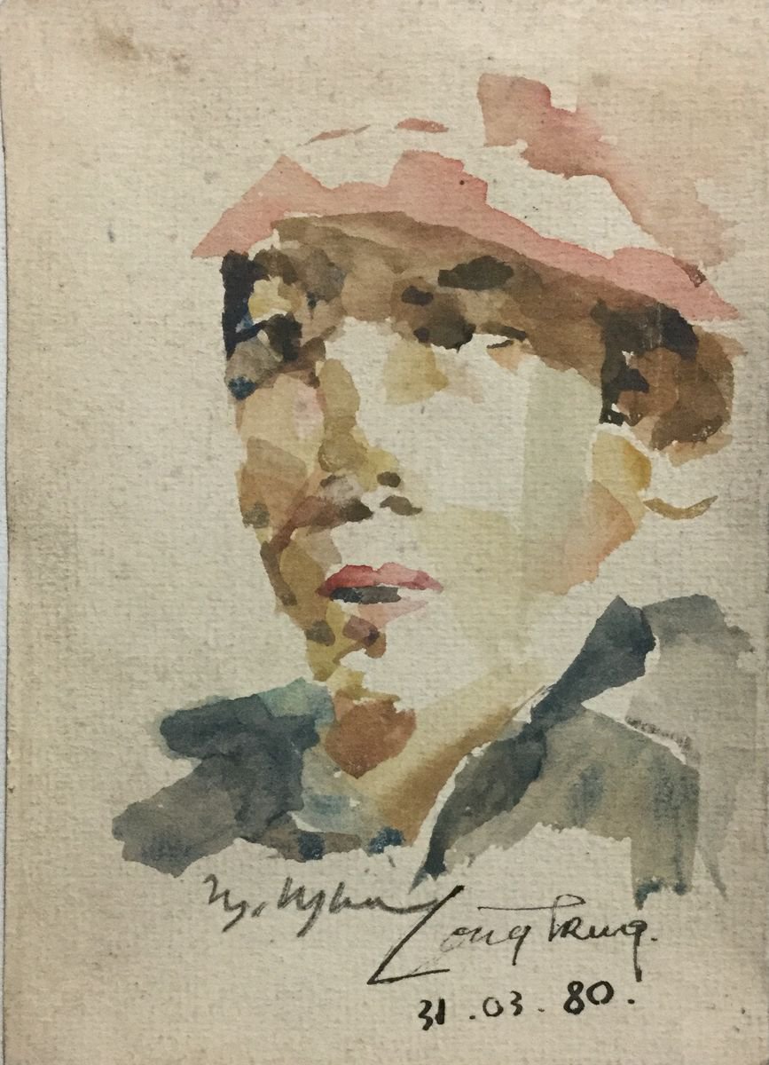 an old self portrait by Nghia Nguyen