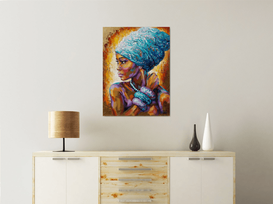 Portrait african woman