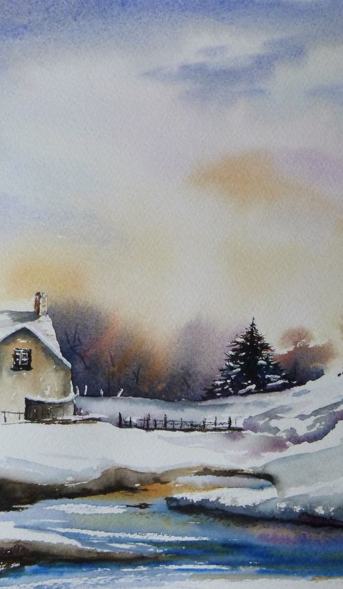 Winter Farm by Graham Kemp