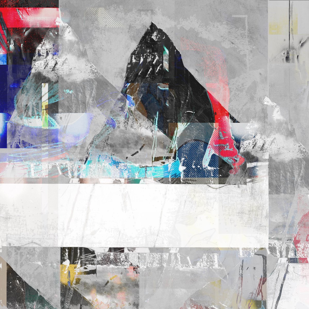 Abstract Limited Edition Print By The Most Active, 17 X 17", Paranoid Love, Original Artwork