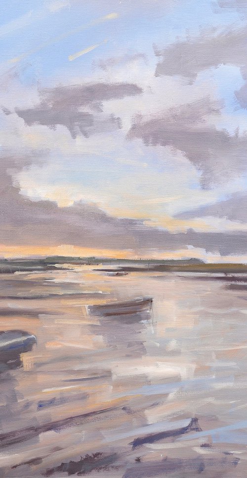 Burnham Overy Sunset by Tom Cringle