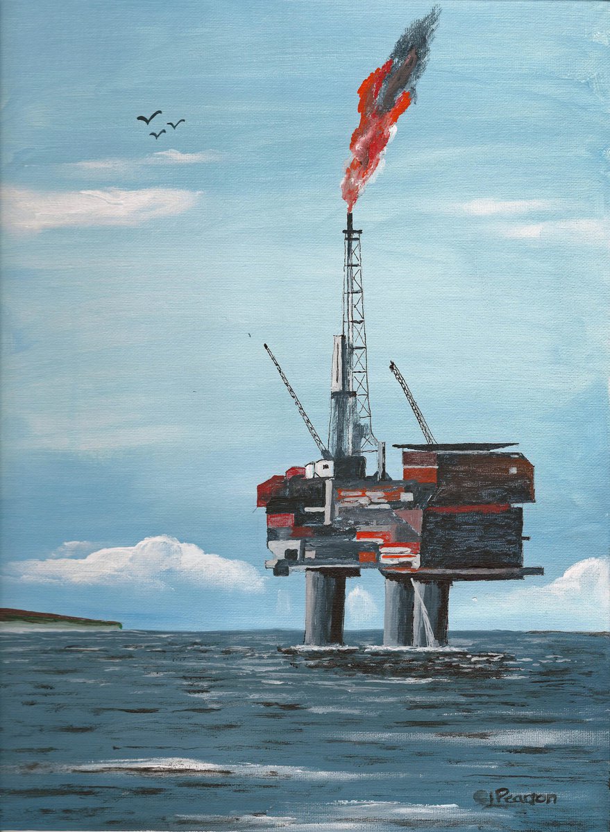 Oil Rig by Chris Pearson