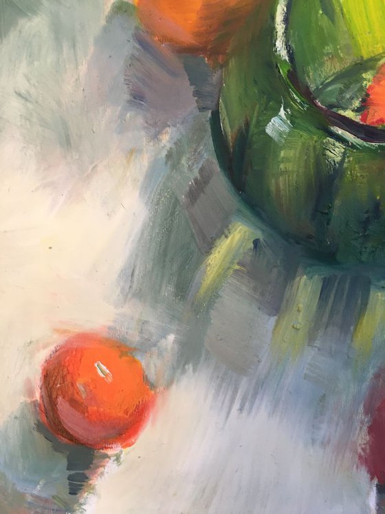 Original Kitchen Still Life - Hidden Tomato