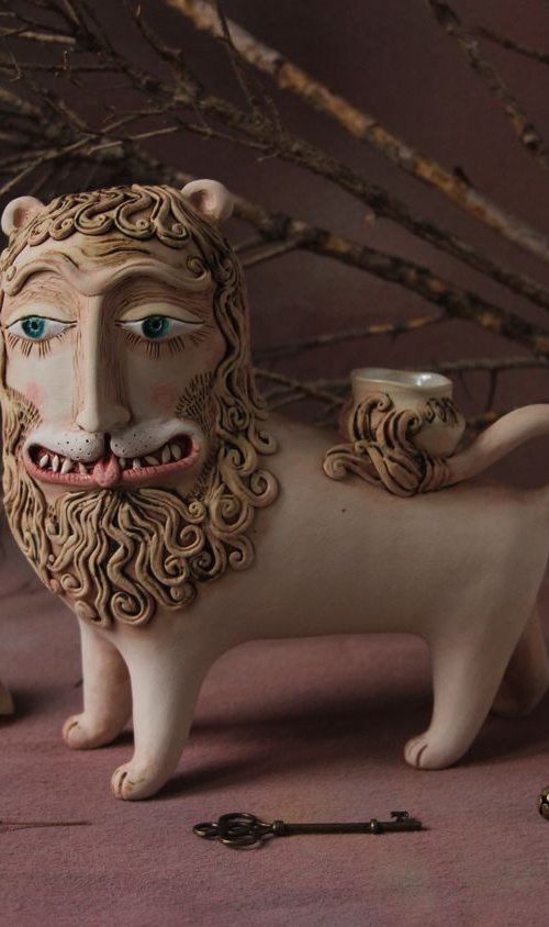Guardian Lion by Elya Yalonetski by Elya Yalonetski