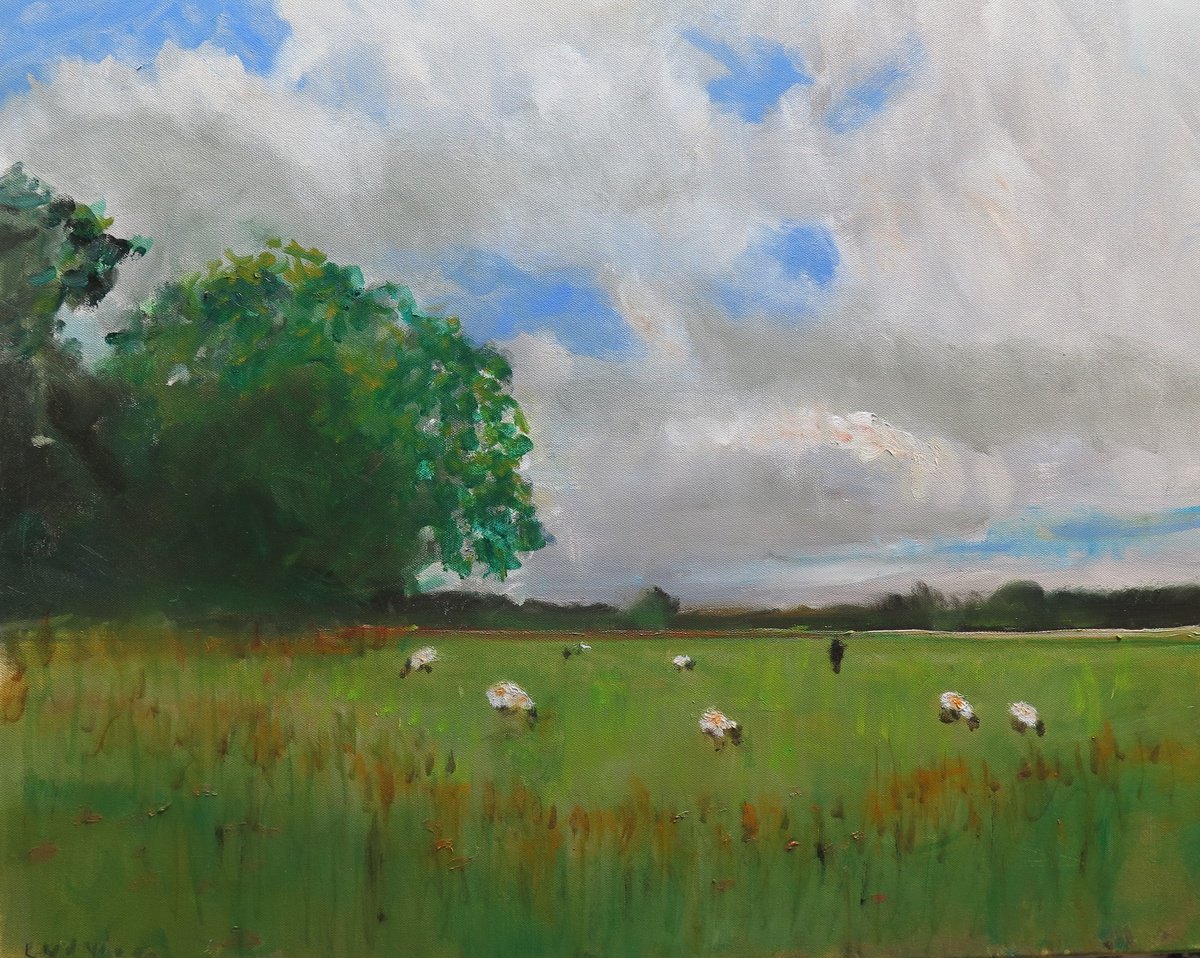Tilmire Common By Malcolm Ludvigsen, 30 X 24, Artwork For Sale On Artfinder
