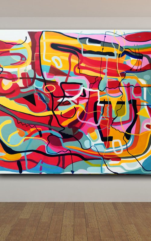 SO I WAS THINKING ABOUT KANDINSKY' ( 2  new series) by Chrissy Guest