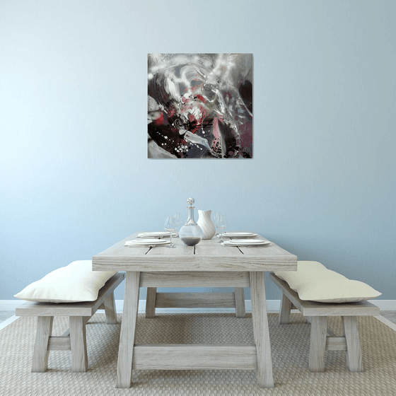 Large Unique Abstract Painting Chopin Music By Kloska