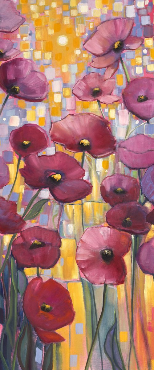 Poppies Come With Me 1 by Sandra Gebhardt-Hoepfner