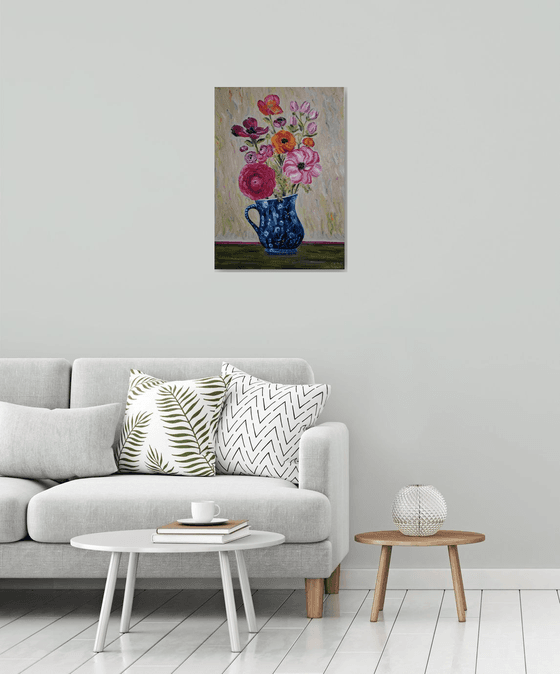 Blue vase