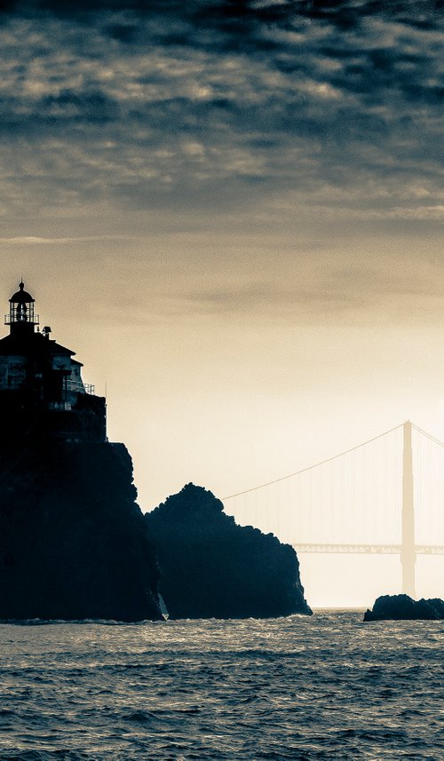 Golden Gate Bridge - San Francisco ( Vintage Print ) by Stephen Hodgetts Photography