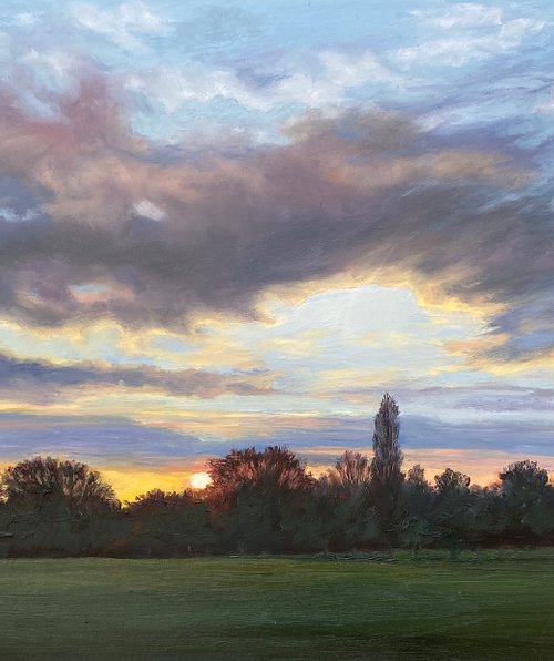 Sunset in Mill Hill Park (XI) by Diana Sandetskaya