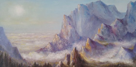 Sea of clouds (15x30x1.5'')