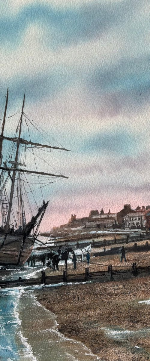 The Last Light at Herne Bay by Darren Carey