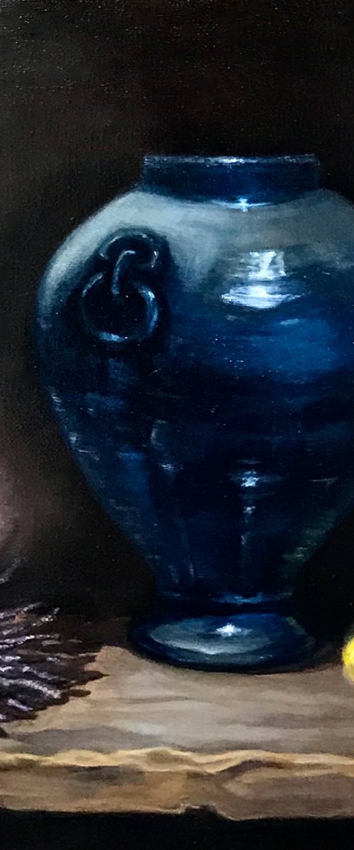 BLUE JUG by Marina Deryagina