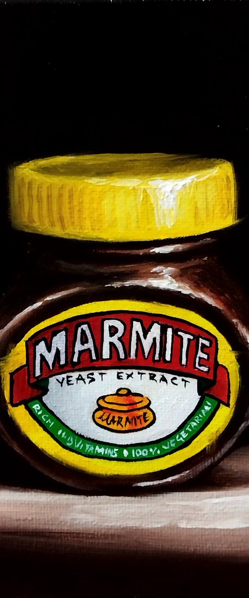 Marmite framed still life by Jane Palmer Art