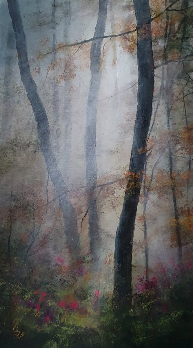 Foggy Forest W 44 x H 80 cm SPECIAL PRICE !!! by Ivan Grozdanovski