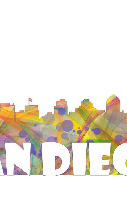 San Diego Skyline MCLR2 by Marlene Watson