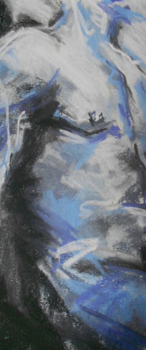 Male Nude side view by Sheila Volpe