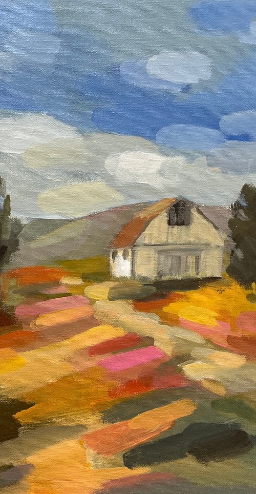 Farm by the Hills by Silvia  Vassileva