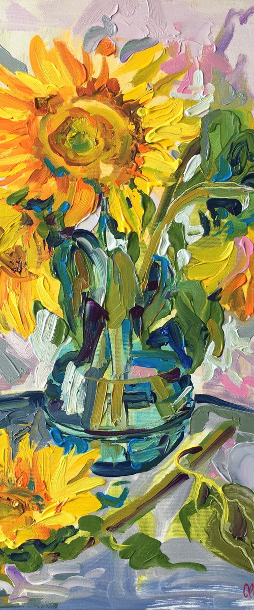 Sunflowers by Ole Karako