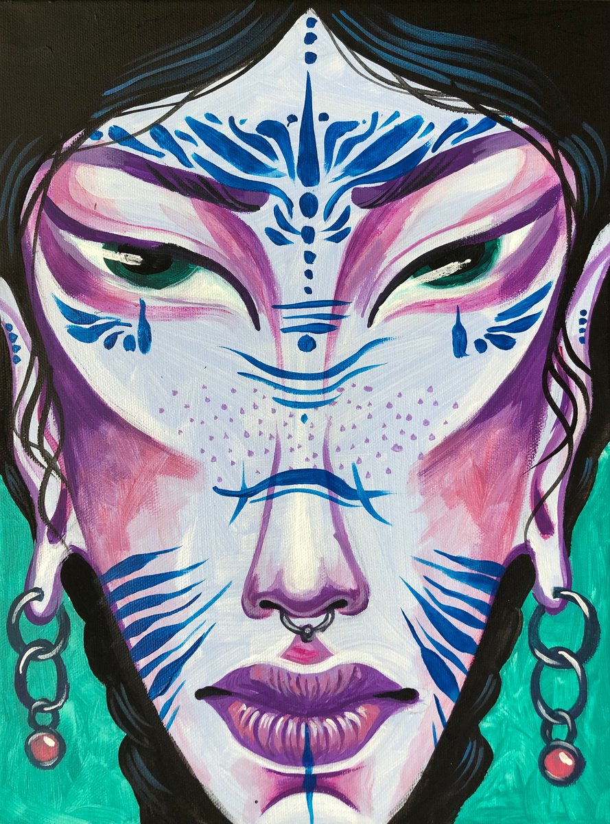 LILAC GODDESS by Varvara Maximova