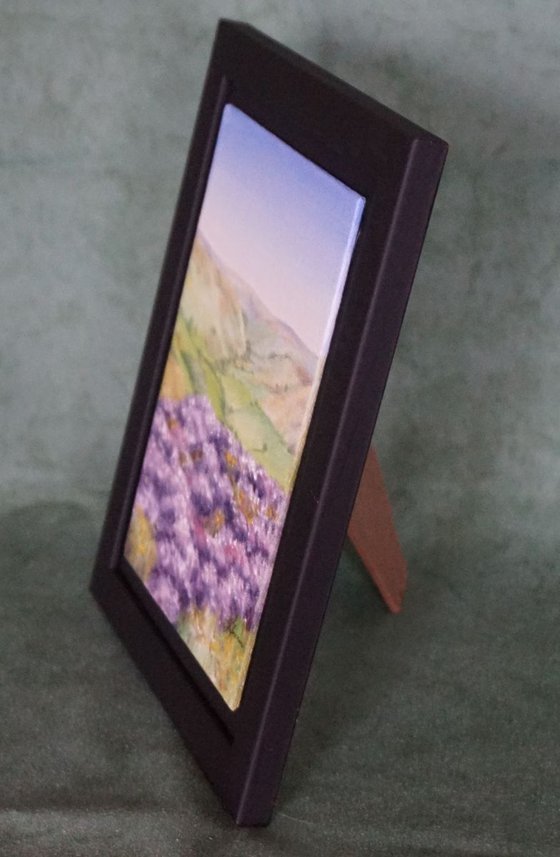SALE £20 Miniature Westerdale #2 Oil on Board 5x7 framed